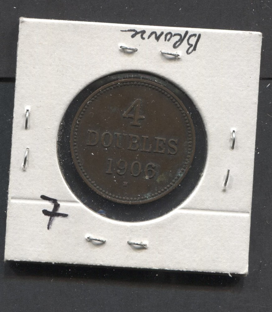 1906-Guernesey-VF+/4 Doubles