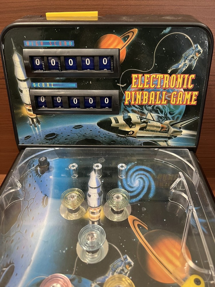 Electronic Space Shuttle Pinball Feldstein & Associates RARE Needs Wire Fixed