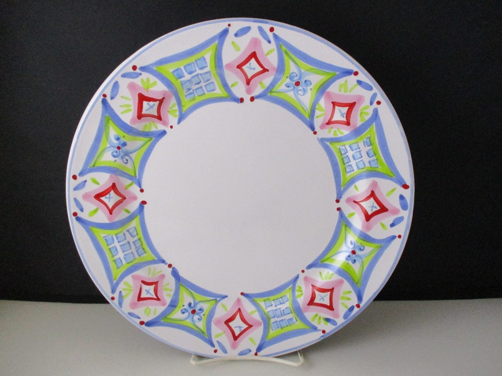 PRESENT TENSE SANTORINI DINNER PLATE 11" - 1305F
