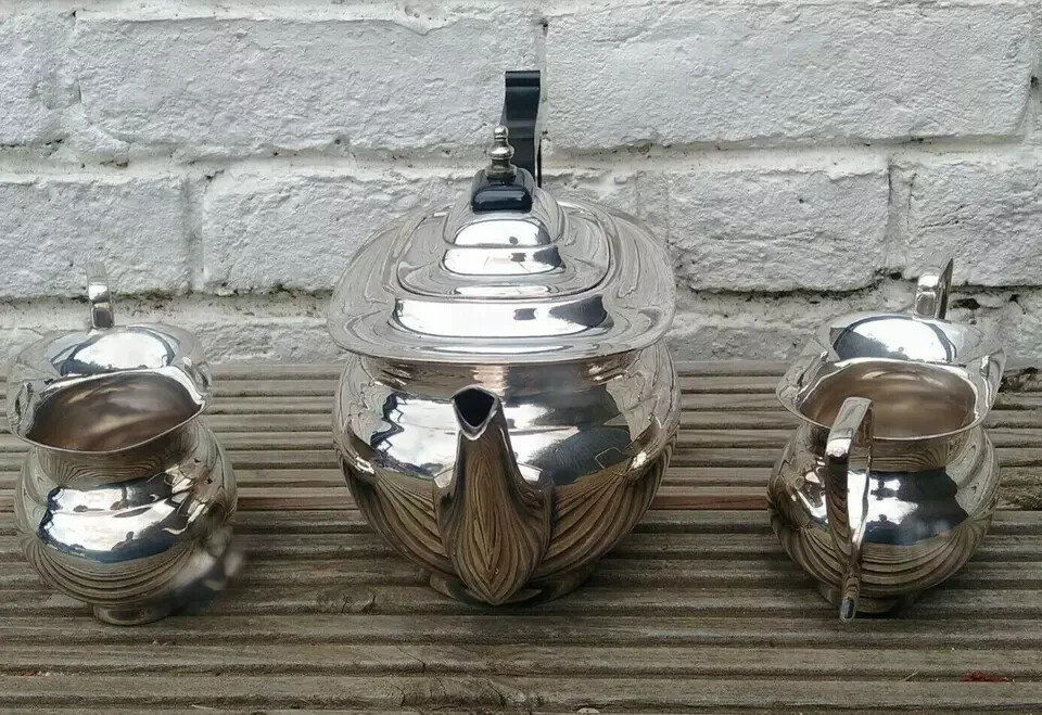 Georgian Style Silver Plated Tea Set.