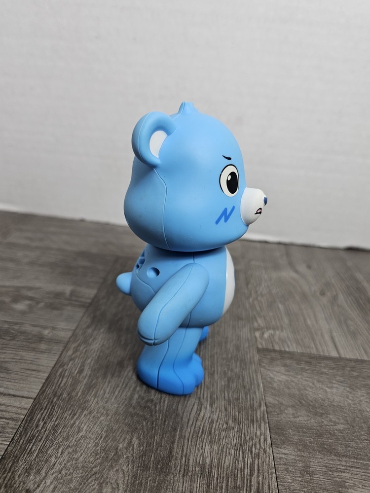 Talking Care Bears Grumpy Figure - Blue Light Up - Interactive 5 in. - Works!