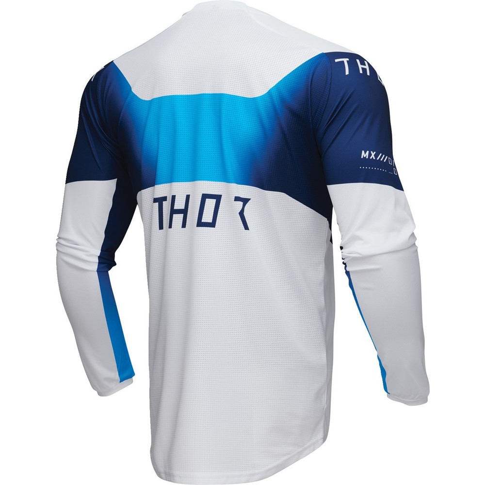 Thor LAUNCHMODE Storm Jersey, White, Off-Road
