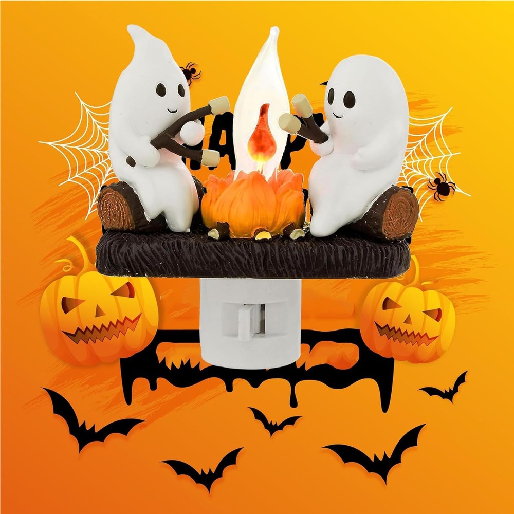 Ghost Campfire Nightlight Halloween Ghost