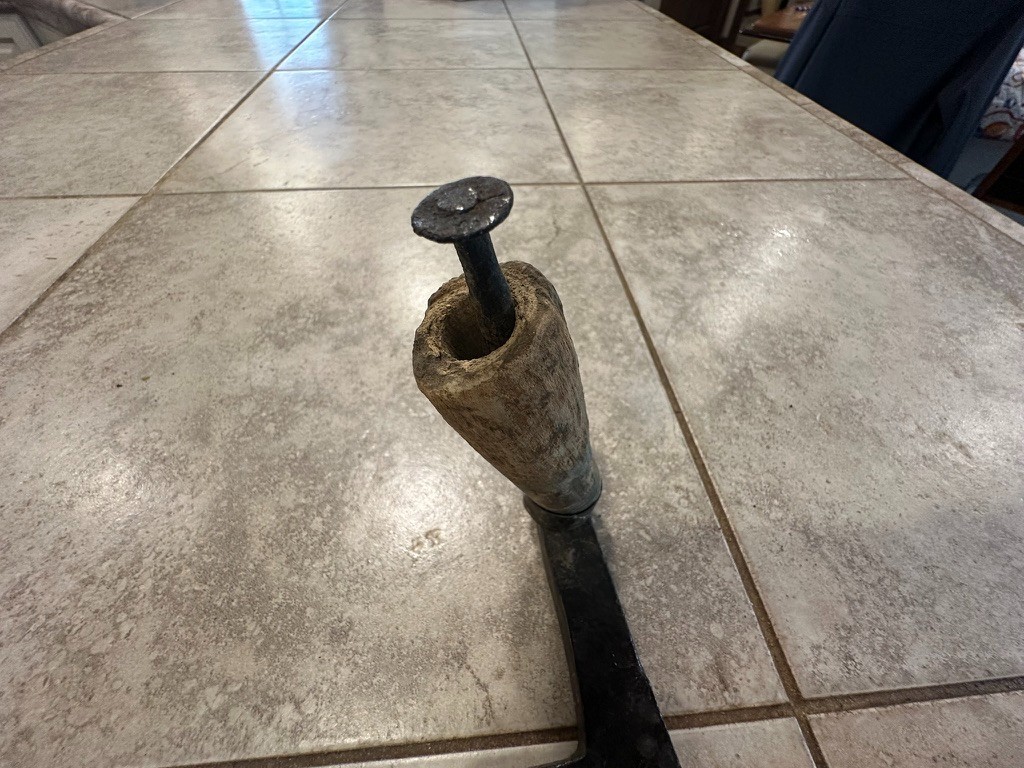 Antique Hay Knife / Silage Cutter Farm Tool – Large Serrated Fodder Knife