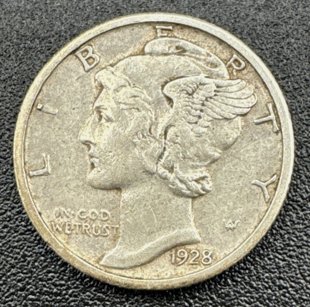1928 Mercury Dime