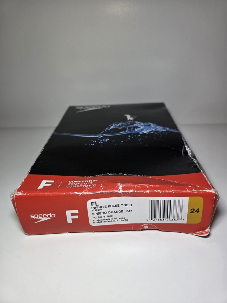 Dmg Box, Speedo Competitive Infinite Pulse One B, Orange, 24