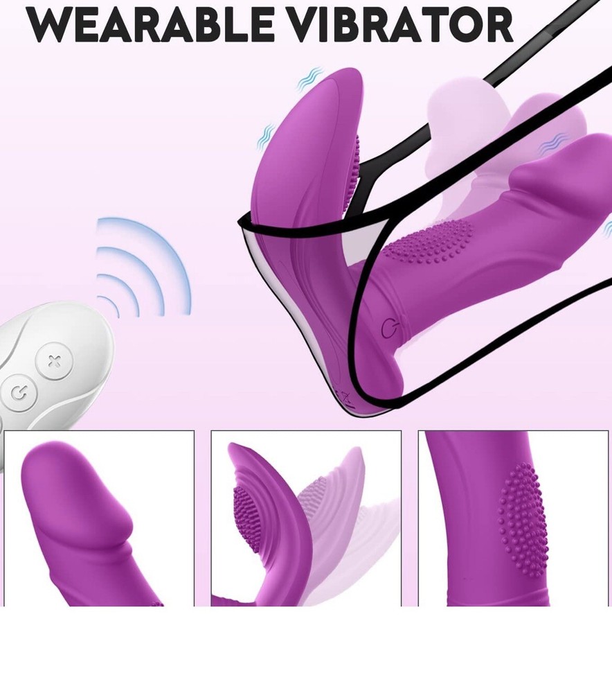 Sexy Slave Wireless Remote Wearable Vibrator Opened Box
