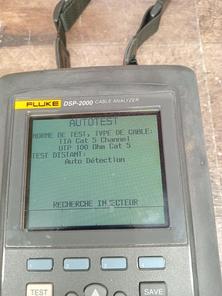 Fluke Networks DSP-2000 Cat5 LAN Cable Analyzer DSP2000SR