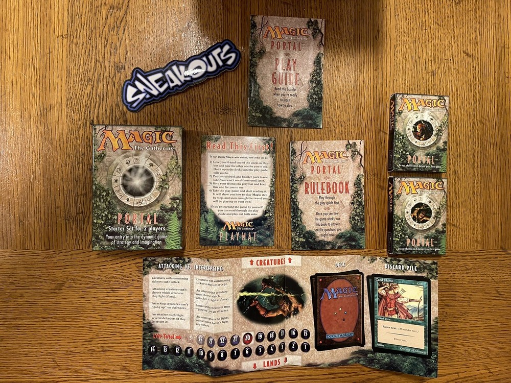 Magic The Gathering Portal 2 Player Starter Set Opened ! Mint !
