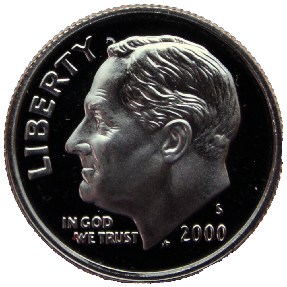 2000-S Proof Roosevelt Dime