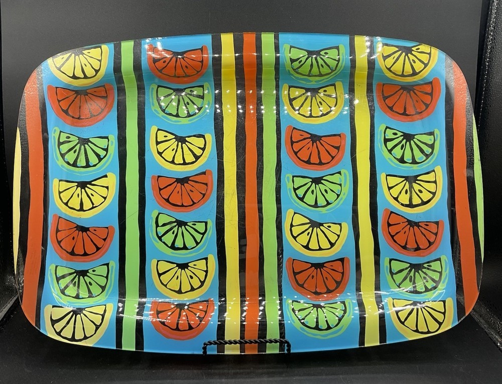 MELAMINE CITRUS SERVING PLATTER