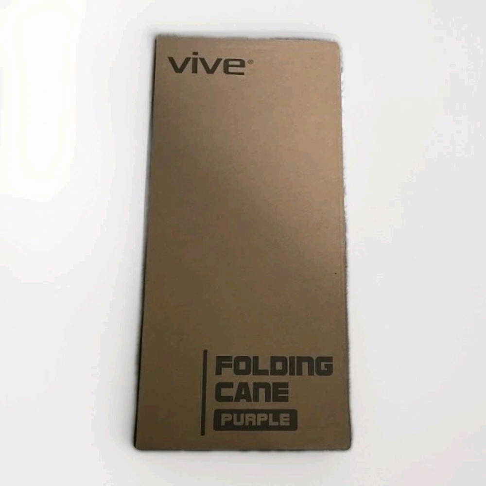 Vive Folding Cane Purple New Open Box