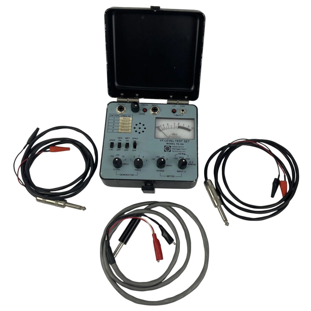 RARE Datacomm Managment Sciences inc. VF Level Test Set Model TS-6A - LOOK