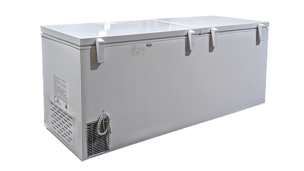 92" Commercial Solid Top Chest Freezer, White NSF CSA