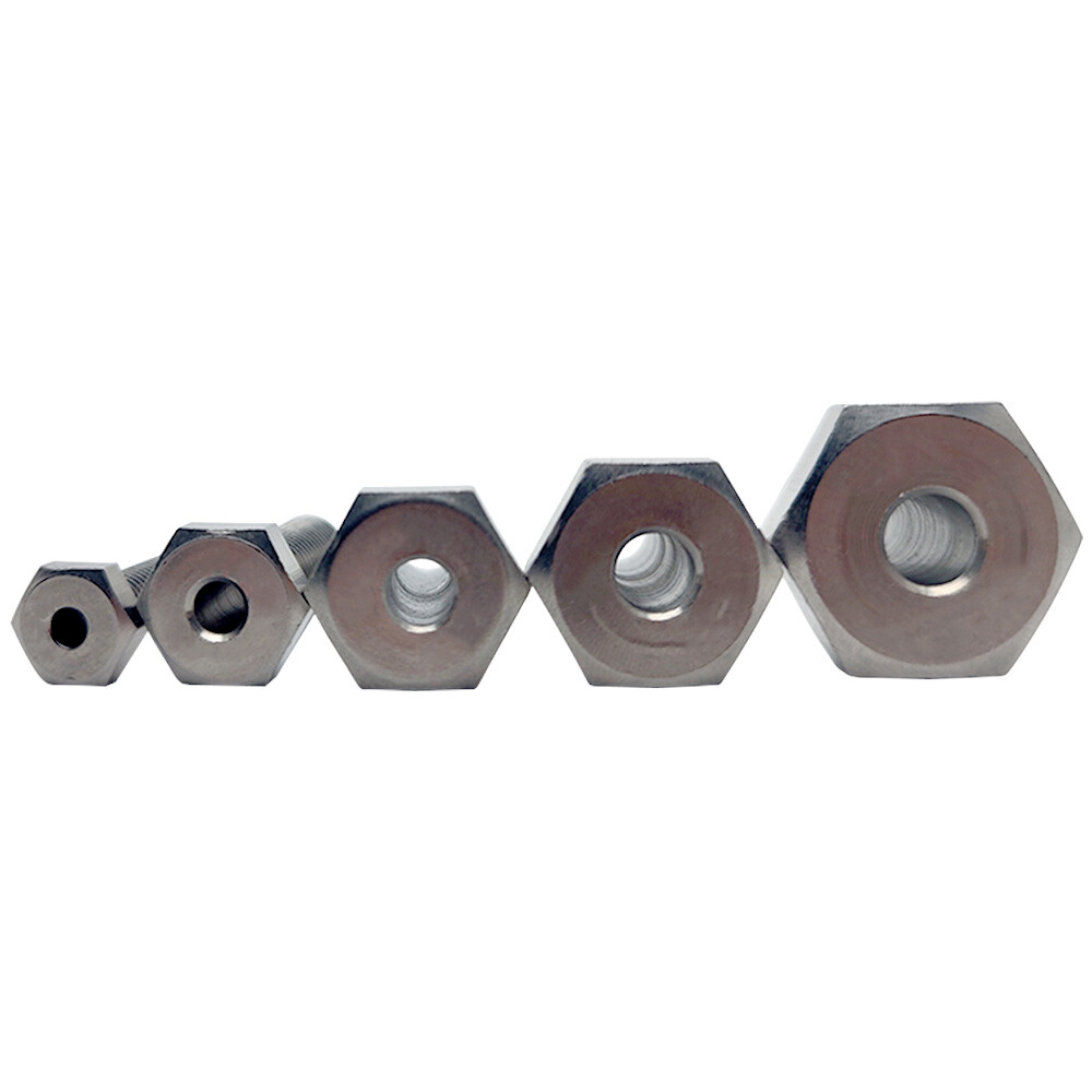 5PCS Fastener Snap Broken Snapped Stud Drill Guide Kit Stainless M6 M8 M10 M12