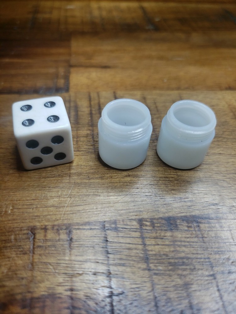 2 White DIALIGHT Dialco 135 Lens Covers. Vintage.