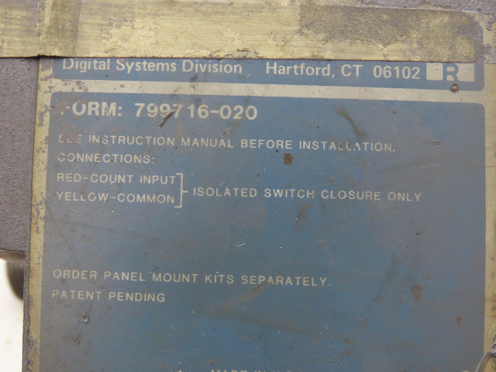 Veeder-Root 799716-020 6-Digit Timer Counter Totalizer Module