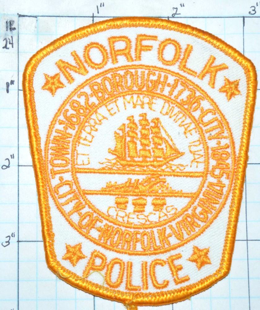 VIRGINIA, NORFOLK POLICE DEPT PATCH