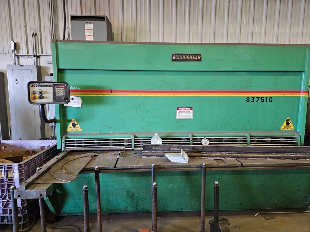 1999 Accurshear Model 837510