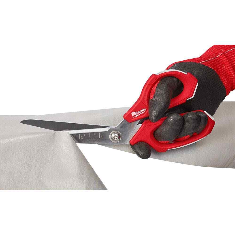 Milwaukee 48-22-4047 Job site Offset Scissors New Precision Sharp Blade Cutting