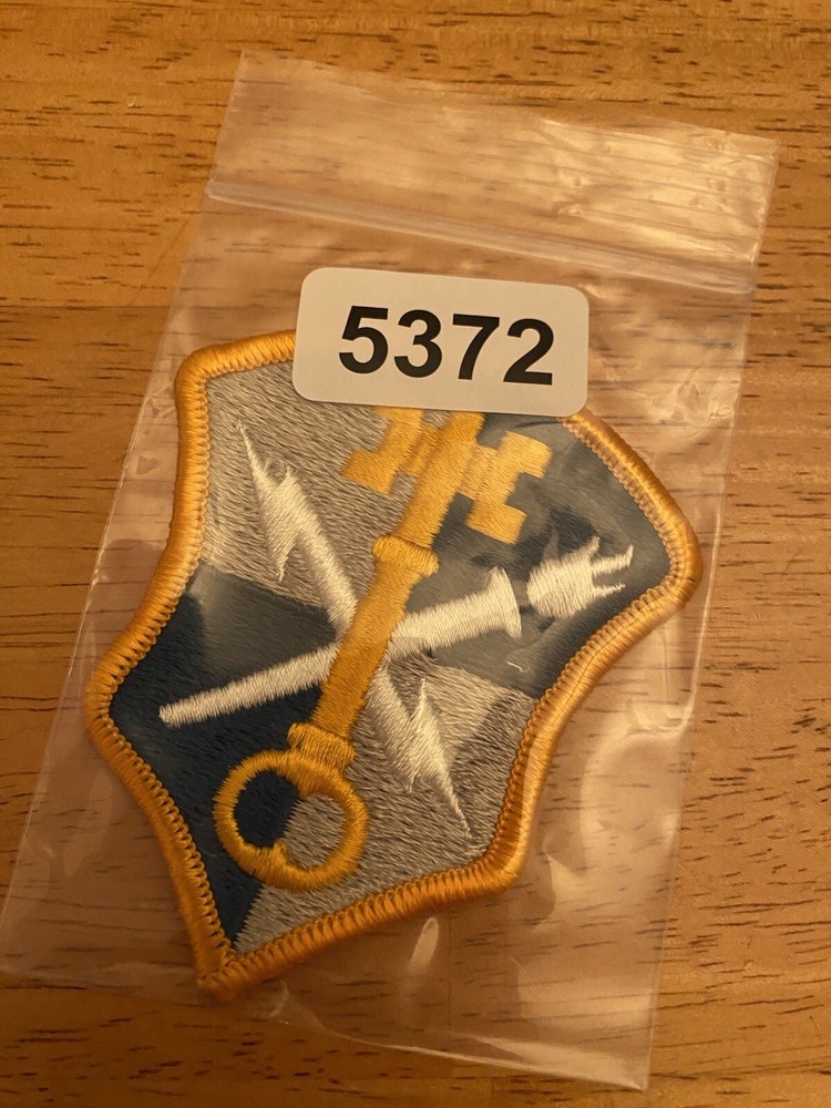 US Army Intelligence And Security Command Subdued Patch Full Color Key INV5372