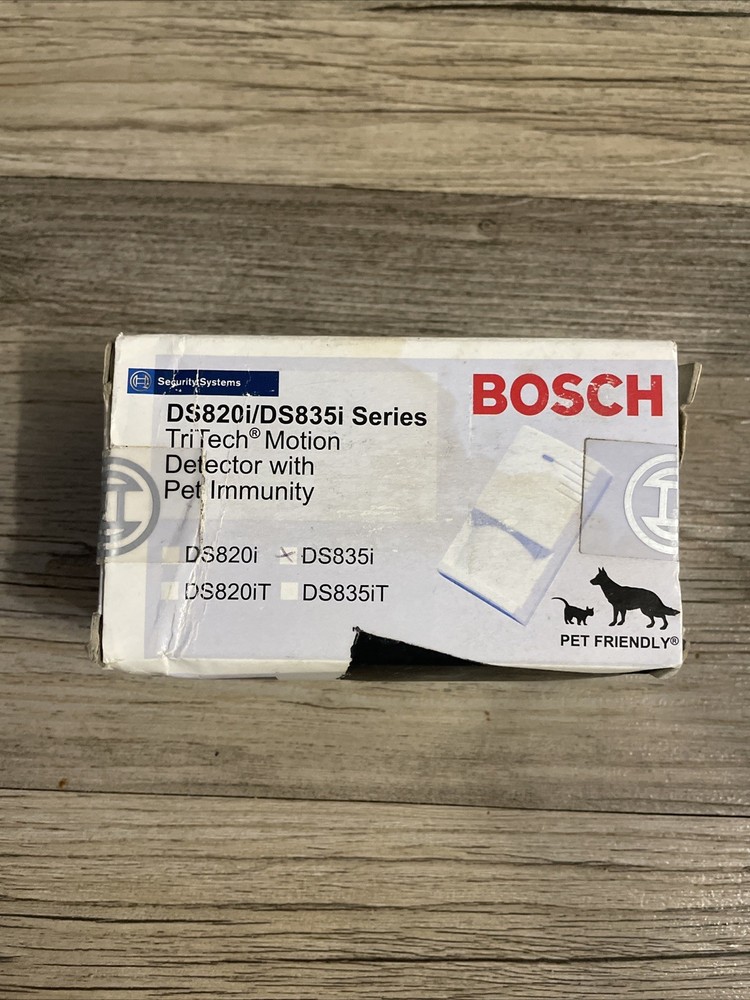New Bosch DS835I Tritech Motion Detector with Pet Immunity