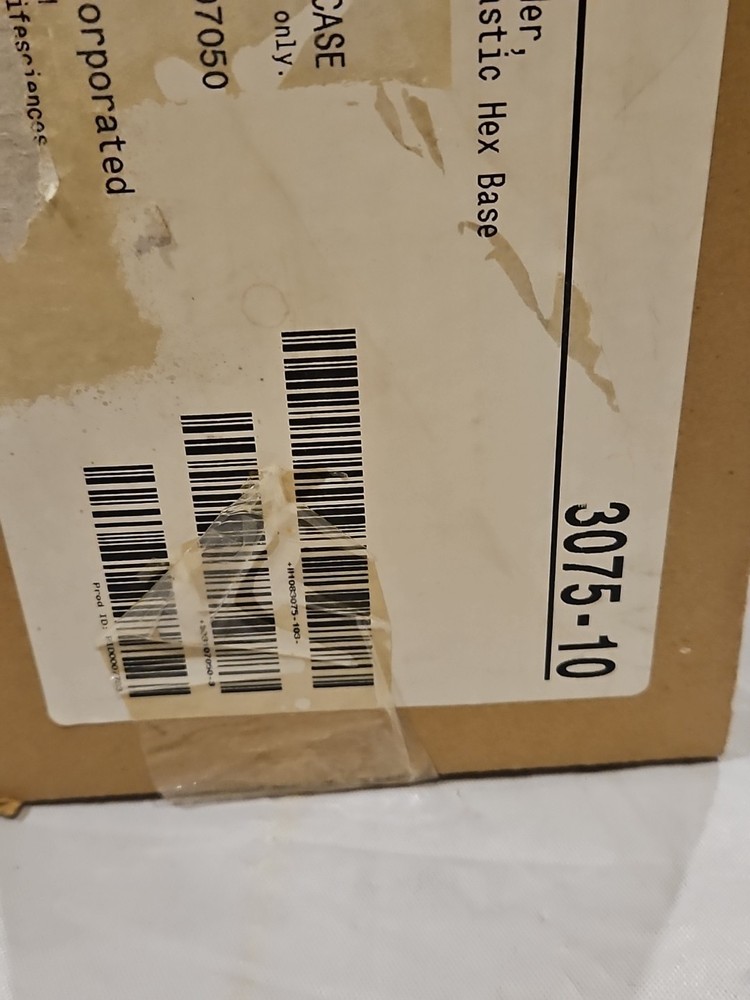 Pyrex Student Cylinder Graduated Plastic Hex Base 3075-10 / 12 Pack New