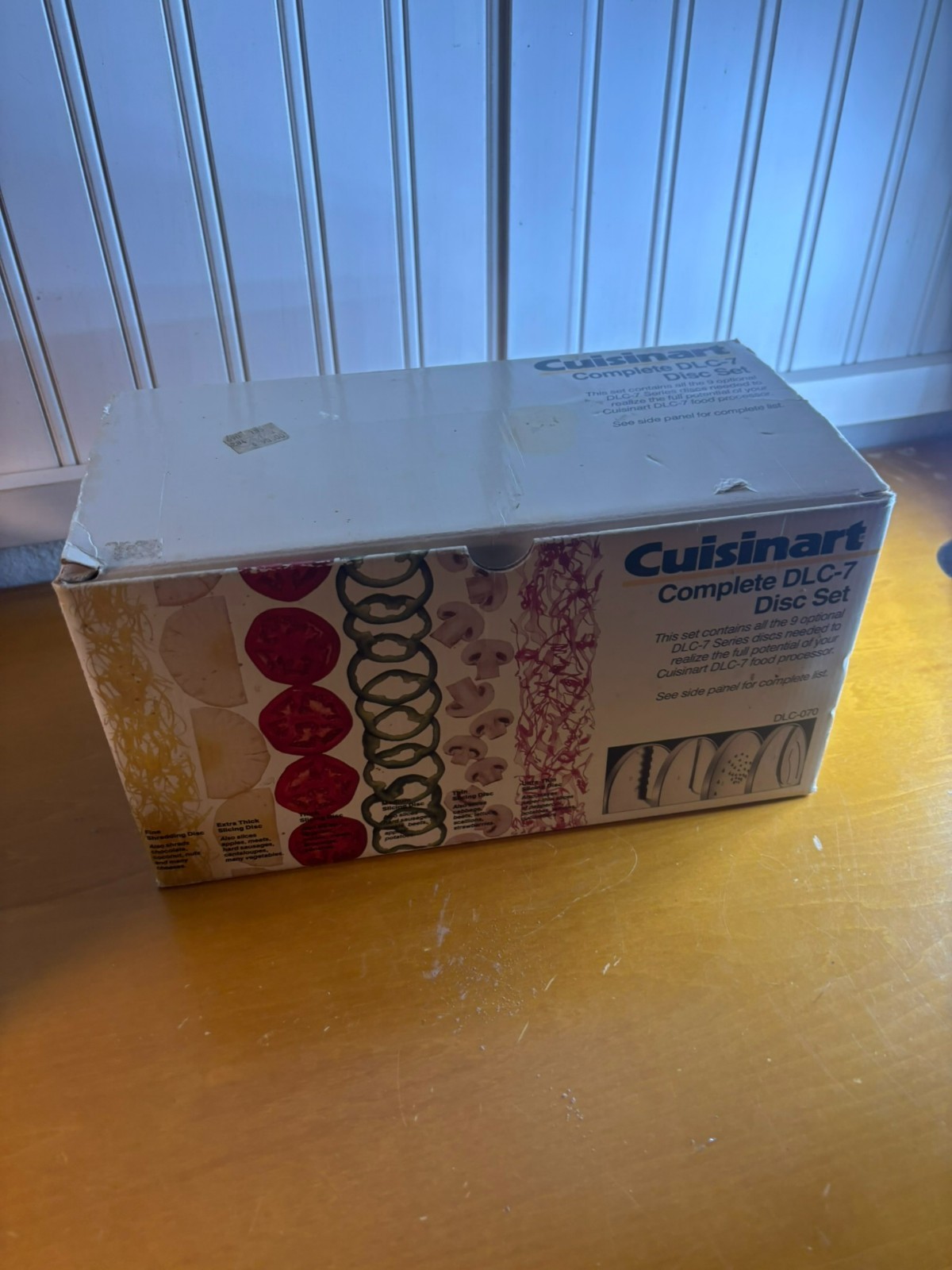 Cuisinart DLC-7 Complete 9 Blade Disc Set in Box EUC ~ Plus DLC-037 Med. Blade