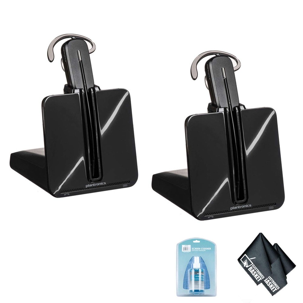 Plantronics CS540 Wireless Office Headset System (2 Pack) -  Bundle with