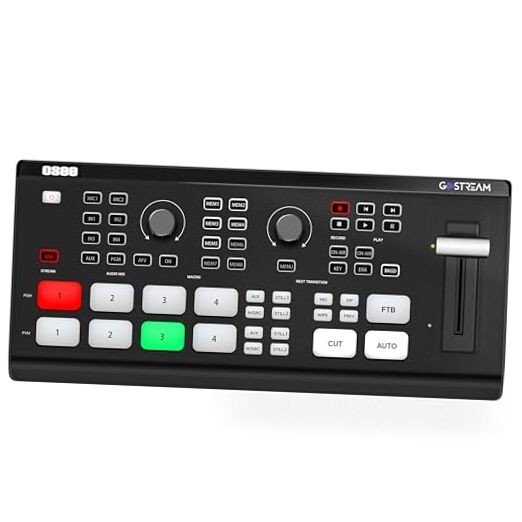 GoStream Deck HDMI Pro Live Streaming Multi Camera Video Mixer Switcher with