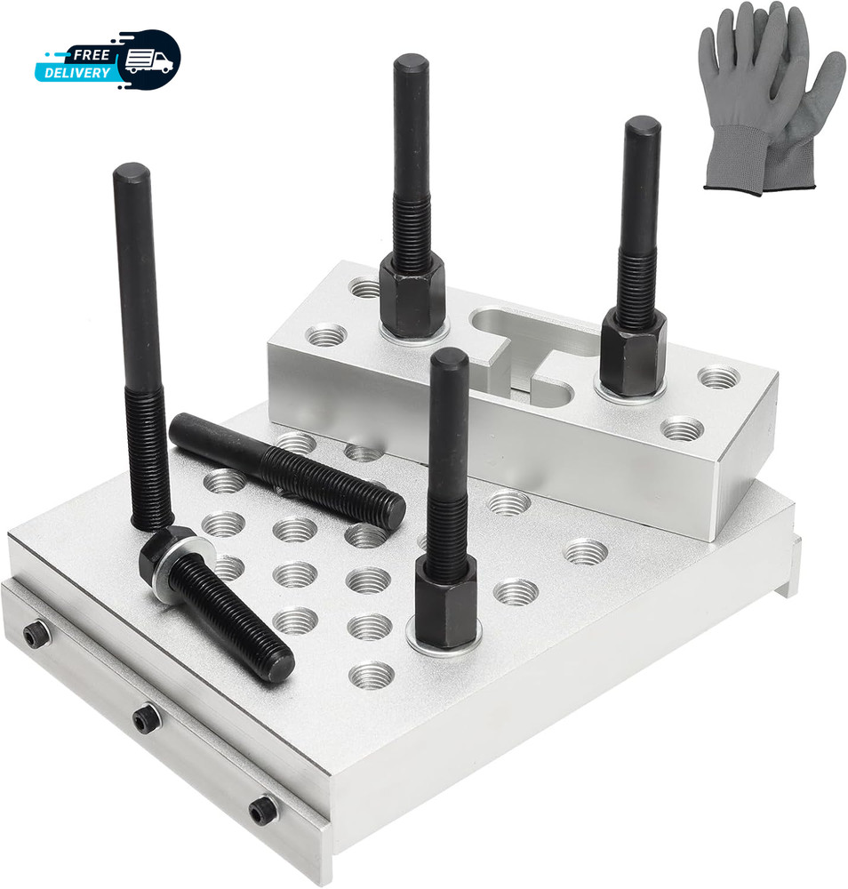 Universal Drill Press Support Block Plate Tool Set Kit30 Ton
