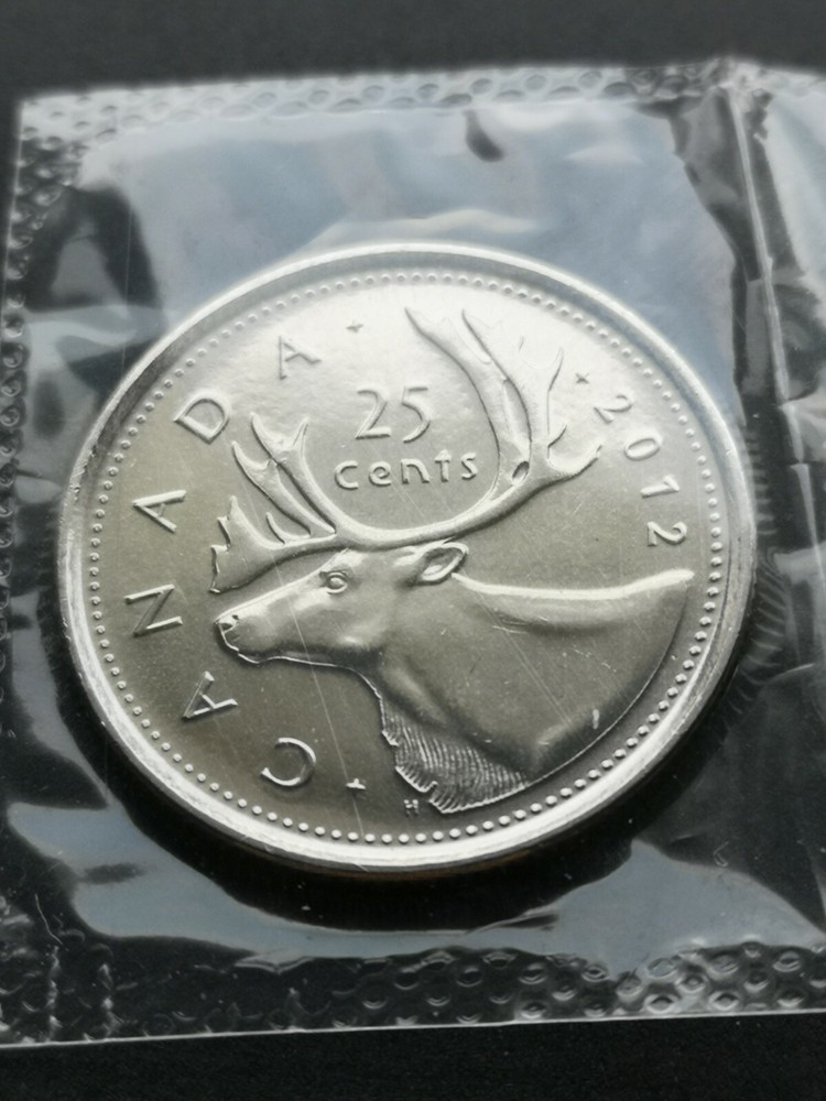 *** CANADA  25  CENTS  2012 ***  SEALED  PROOF  LIKE  ***