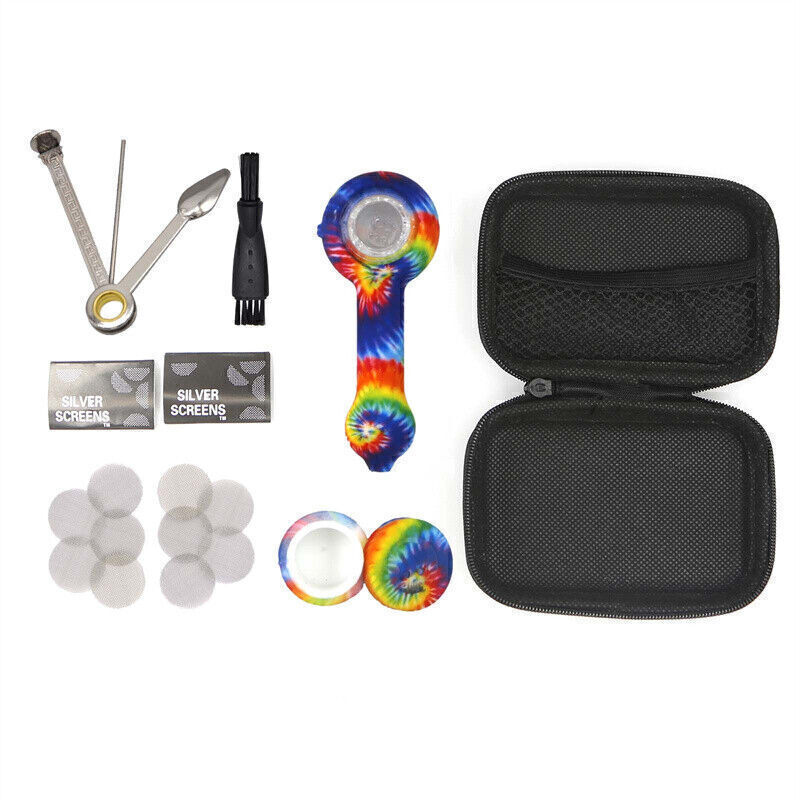 Blind Box Silicone Hose Kit - Portable Set w/ Assorted Tools & Storage Case