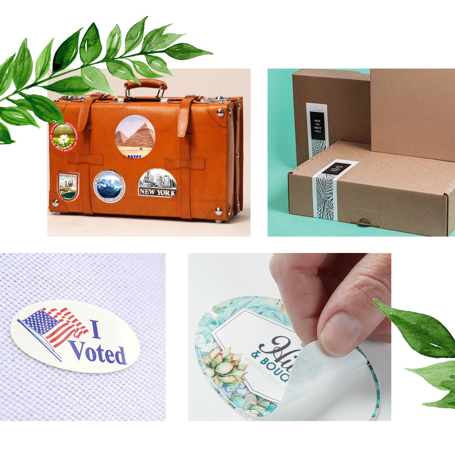 100 Full Sheets Label - Koala Sticker Paper for Inkjet + Laser Printers 8.5x11