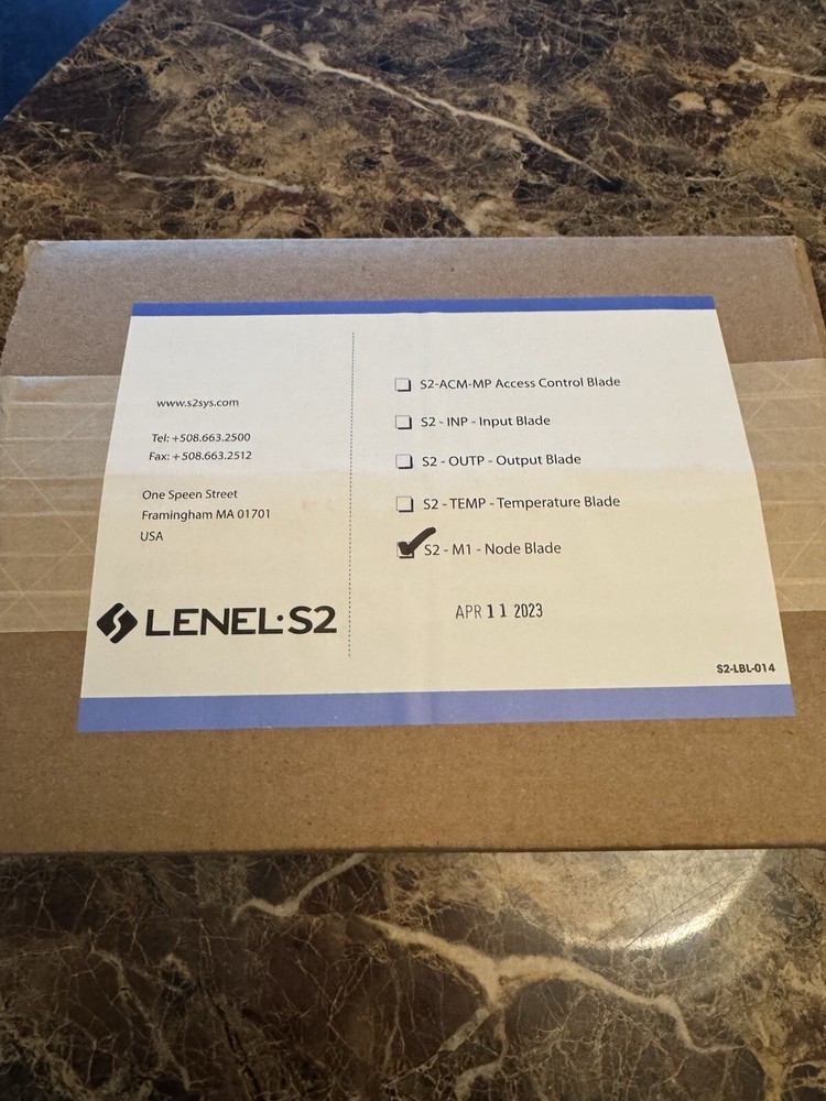 S2/Lenel Security S2-M1  Node Blade Access Security