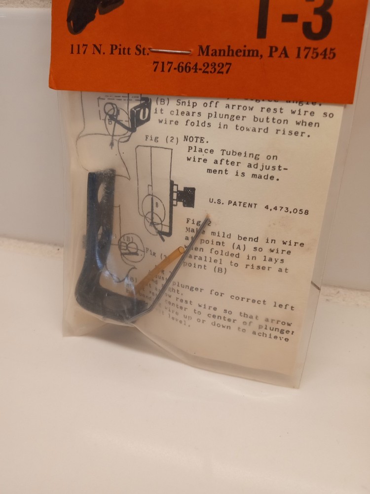 Terry Arrow Rest T-3 Arrow Rest NOS
