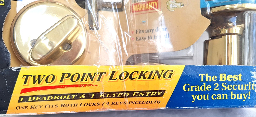 SCHLAGE Ultima Maximum Security Deadbolt + Keyed Entry~Grade 2