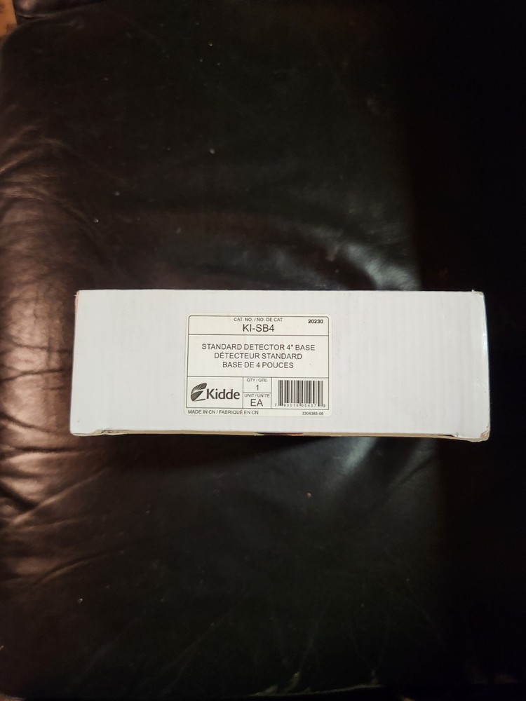 KIDDE KI-SB - STANDARD DETECTOR MOUNTING BASE NEW