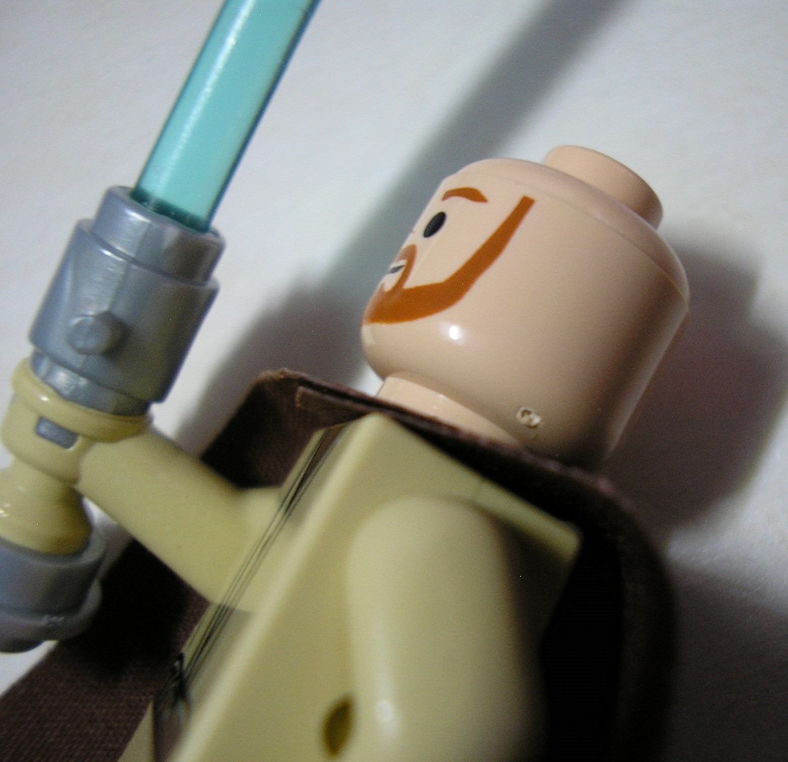 Lego Star Wars OBI-WAN KENOBI Light-up Lightsaber Minifigure 7257 (Works!) (A1)