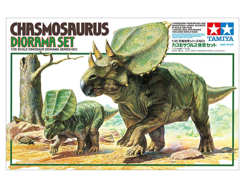 Tamiya - Chasmosaurus Diorama Set