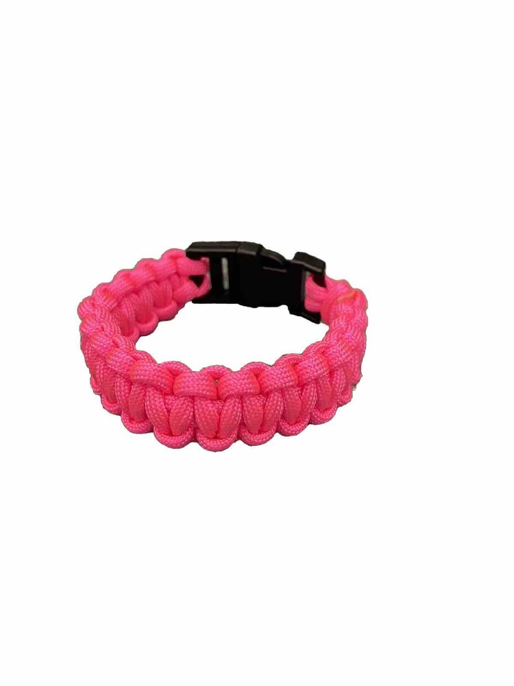 Hot Pink Paracord Bracelet Medium