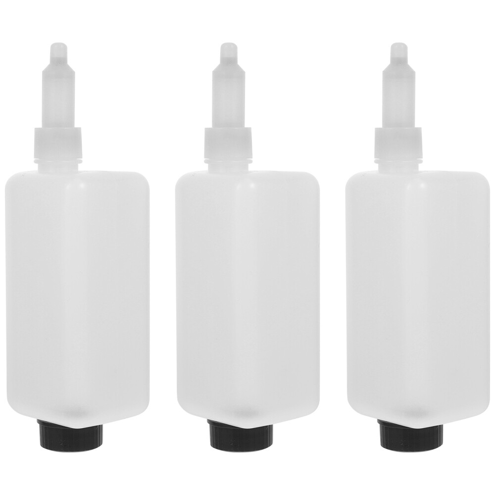 3 Sets Wall Mount Dispenser Pump Replacement Shampoo Bottle Soap Container New