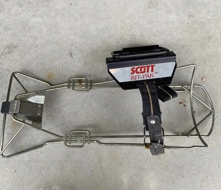 SCOTT 4.5 SCBA RIT PAK PACK FIREFIGHTER FRAME RAPID INTERVENTION TEAM