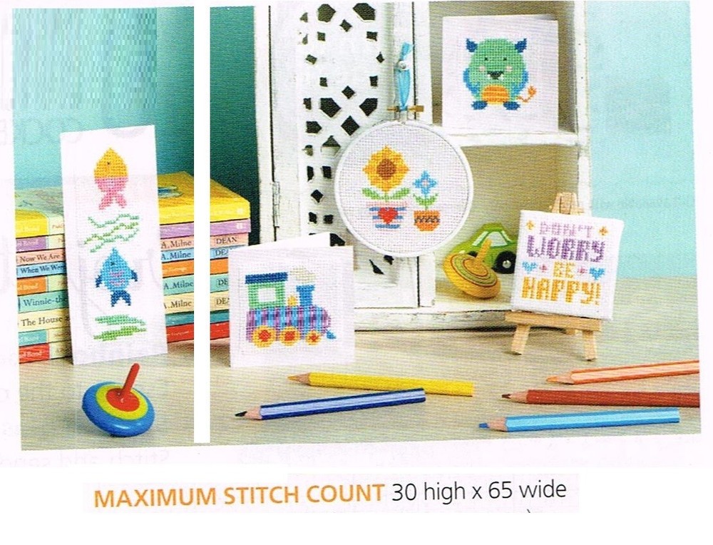 KIDS  CROSS STITCH PATTERN  ONLY  -  EQ  PYW