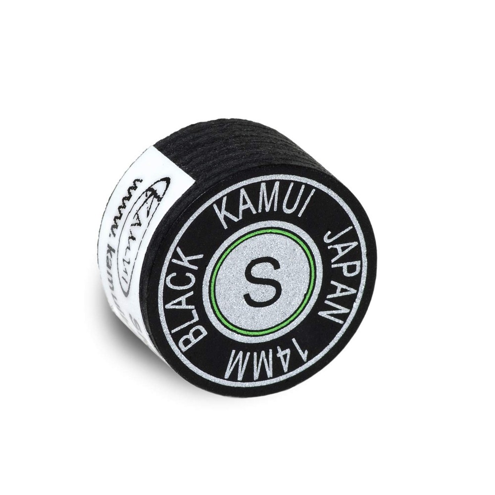 Kamui Black Laminated Leather Tip (Soft) 14 mm