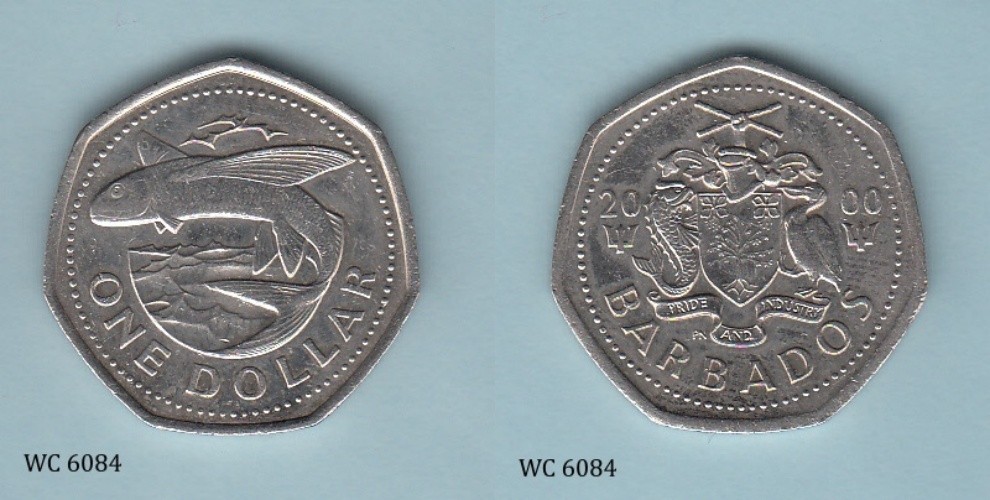 Barbados 1 Dollar 2000 Coin