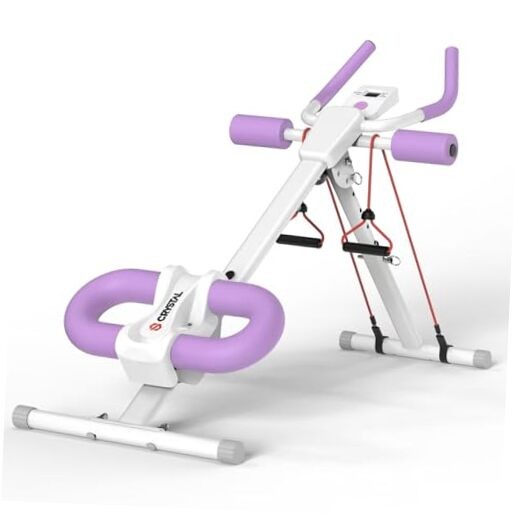 Ab Machine, Ab Workout Equipment Abdominal Trainer, Adjustable Abdominal