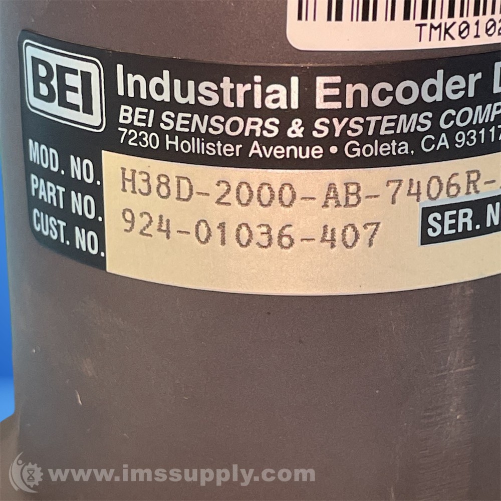 BEI Sensors 924-01036-407 Incremental Encoder FNIP