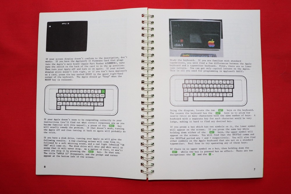 VINTAGE APPLE II COMPUTER “THE APPLESOFT TUTORIAL” MANUAL