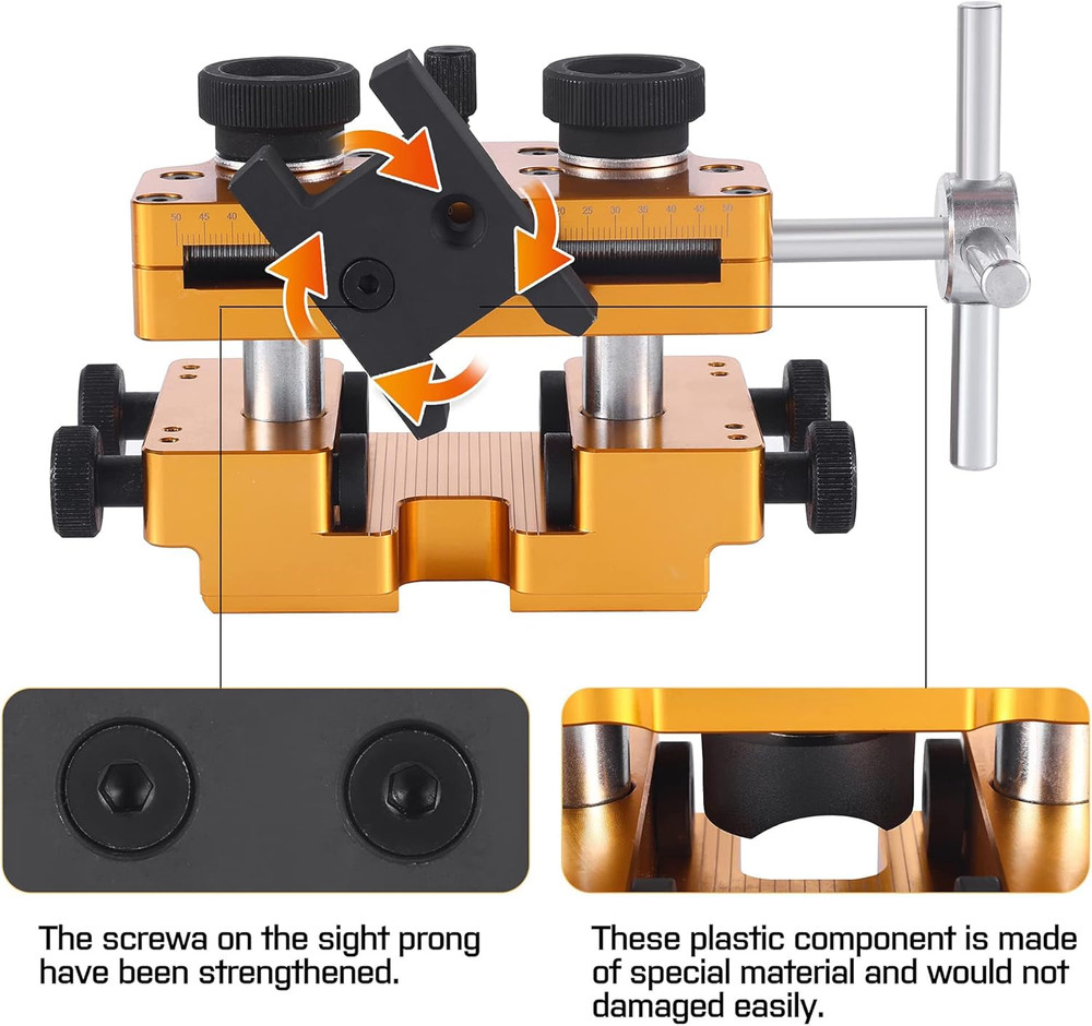 Sight Tool with Heavy-Duty Construction and Rotatable Sight Prong, Sight Adjustm